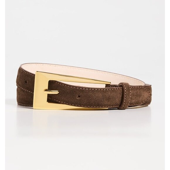 AUREUM No. 10 Suede Belt in Chocolate X-Small/Small New Womens - Picture 1 of 12